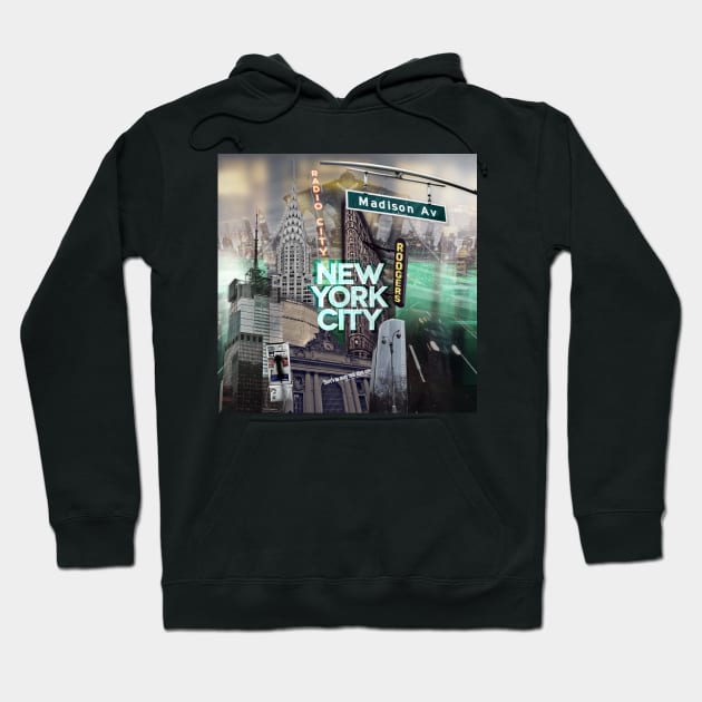 New York Hoodie by JavierMartinez